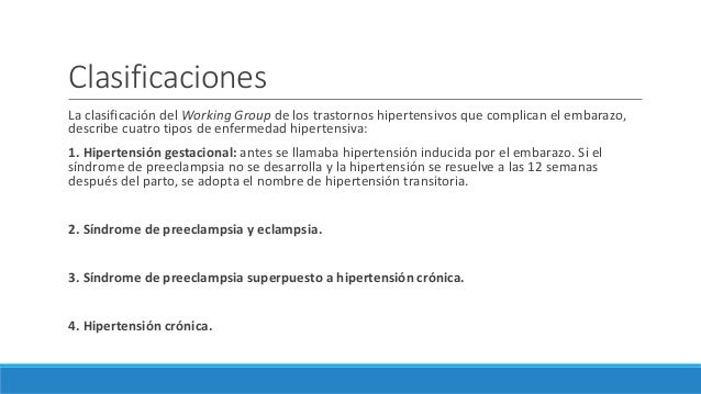 trastornos hipertensivos del embarazo